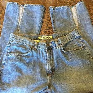Zebra Denim Capri Jeans Size 12