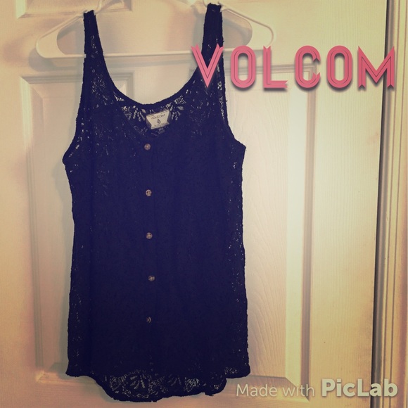 Black Lace Volcom Top