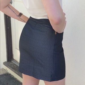 🌸HP🌸Loft Skirt in Midnight Blue Sheen