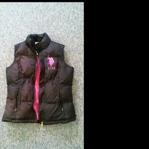 Black & pink vest