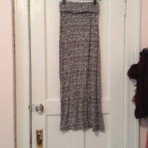 Pacsun patterned maxi skirt