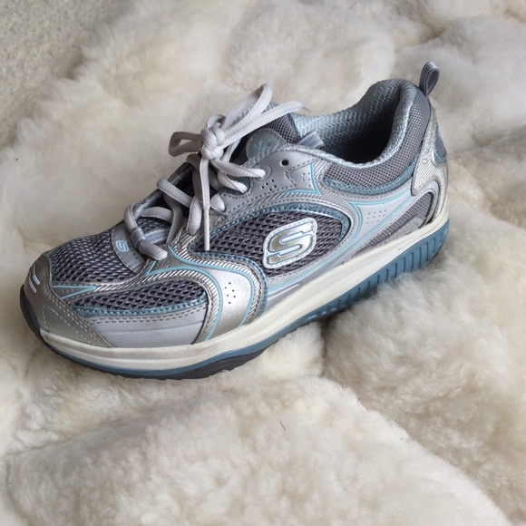 Silver Skechers Shape-ups
