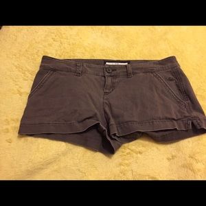 Chocolate brown Abercrombie shorts