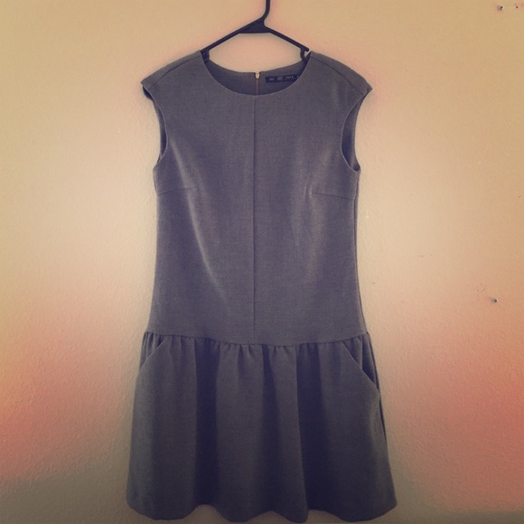 ZARA Chic grey dress - Picture 1 of 4