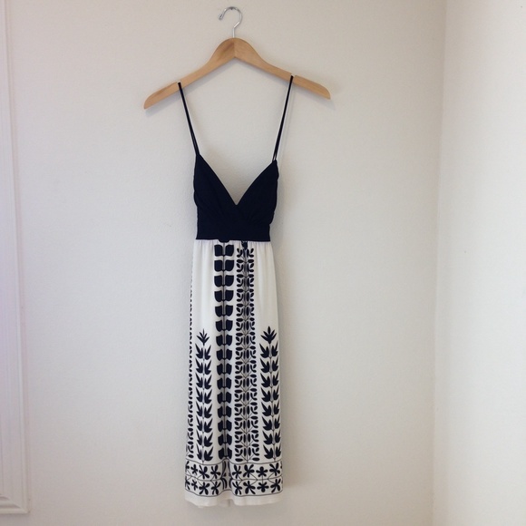 By Wishes Wishes Wishes - black/white long dress