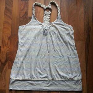 Braided racerback tank