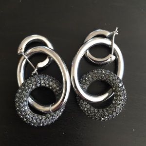 Michael kors silver earrings