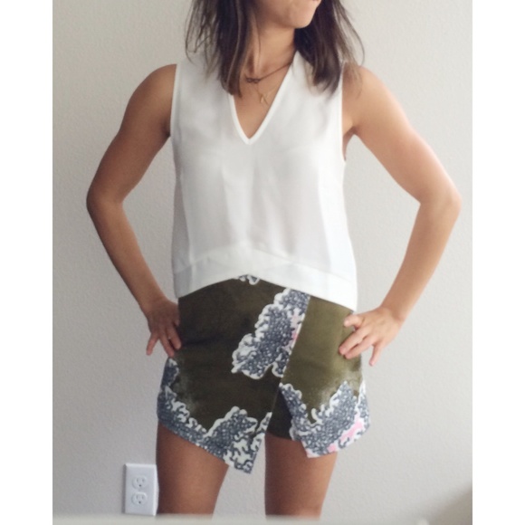 Topshop Printed Skort