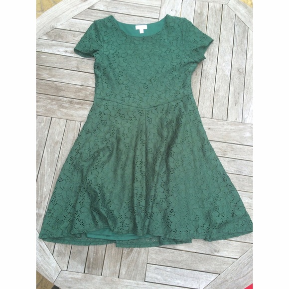 Green Floral Dress