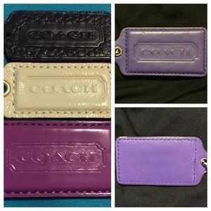 4 Authentic Coach Hang Tags