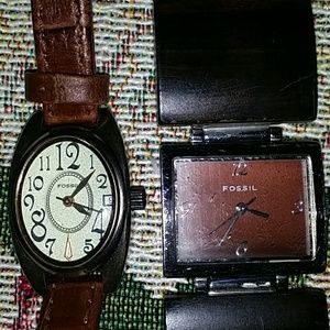 2 fossil watches
