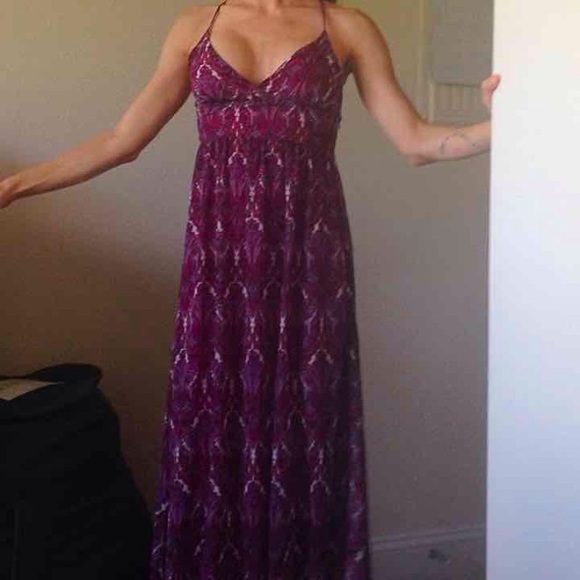 Paisley maxi dress
