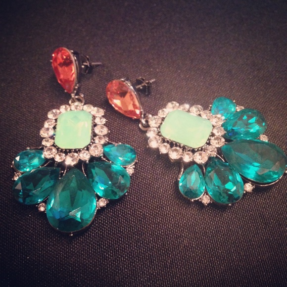 Drop Diamond Earrings