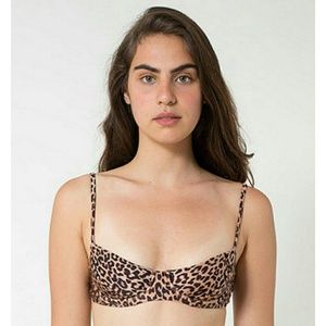 AmericanApparel Cheetah Print Underwire Bikini Top