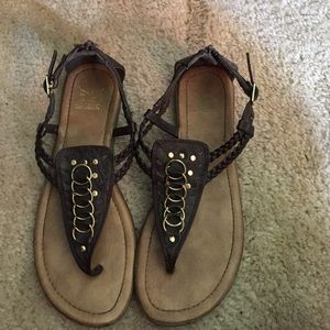Brown sandals