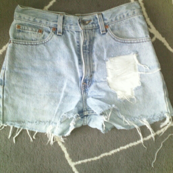 High waist Levi's shorts