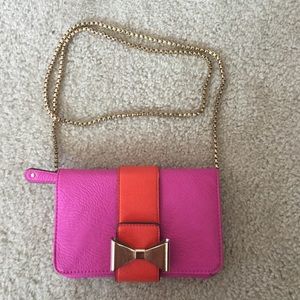 Pink clutch