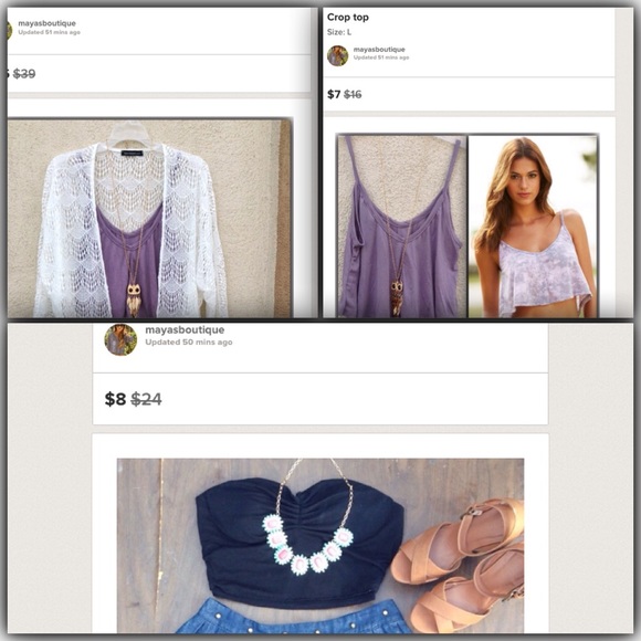 Tops - Lace/Crochet Kimono