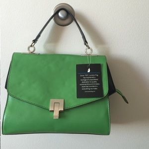 Green London fog handbag