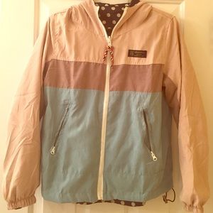 Reversible rain jacket