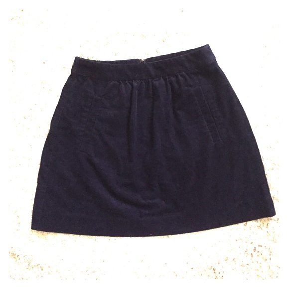 Navy Corduroy J. Crew Skirt Size 00