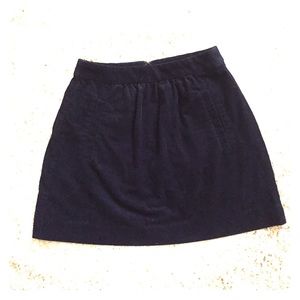 Navy Corduroy J. Crew Skirt Size 00