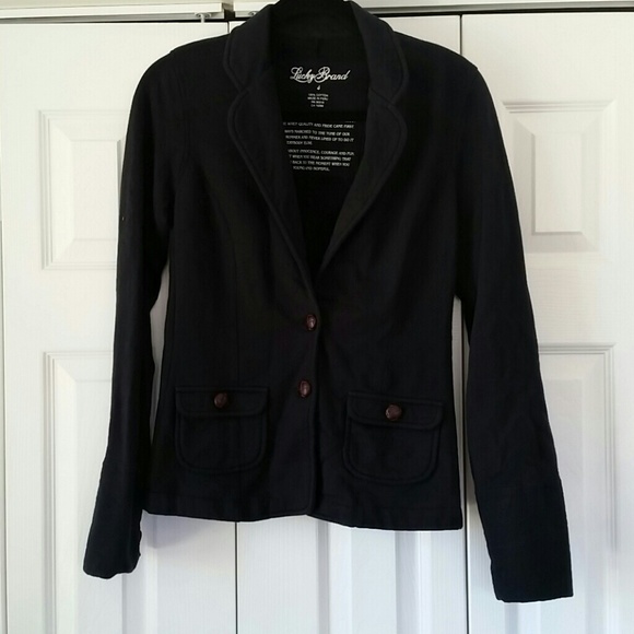 Lucky Brand Sweatshirt Blazer