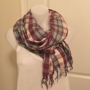 Madewell plaid scarf