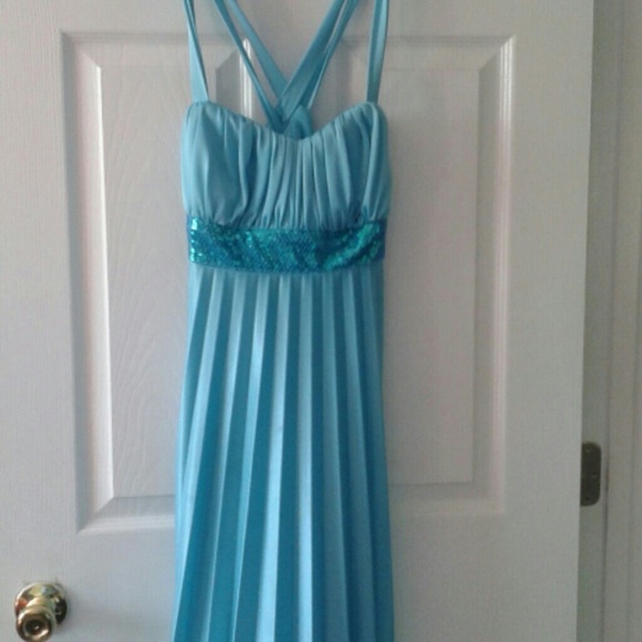 Light blue juniors dress