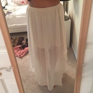 Sheer Maxi Skirt