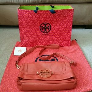 Tory burch Amanda foldover messenger bag