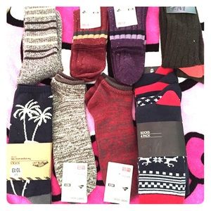 Uniqlo, Vans, h&m socks