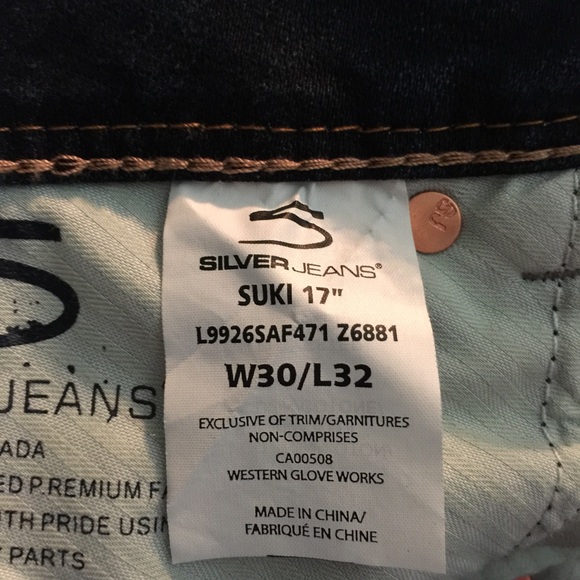 SILVER brand JEANS 💥new listing💥4-27-15. NWOT - Picture 3 of 3