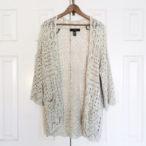 Foreve21 Knit Cardigan Cream