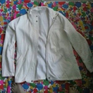 Coldwater Creek white sweater