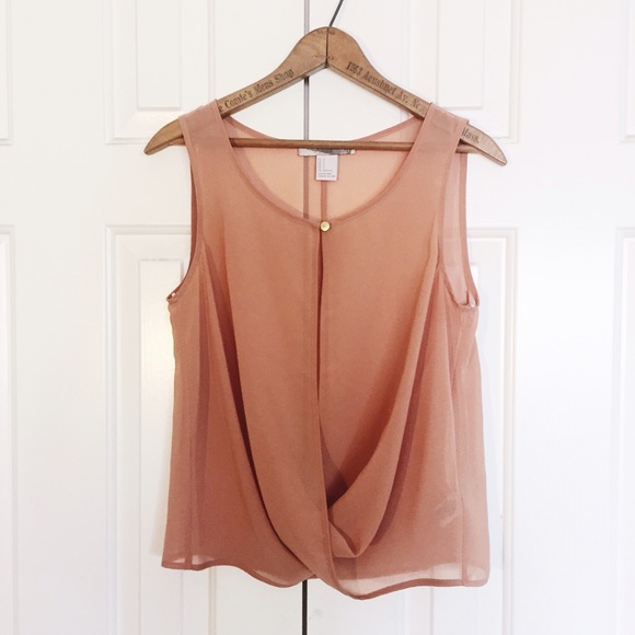 Forever21 Sheer Sleeveless Blouse