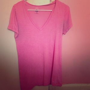 pink shirt sleeve shirt