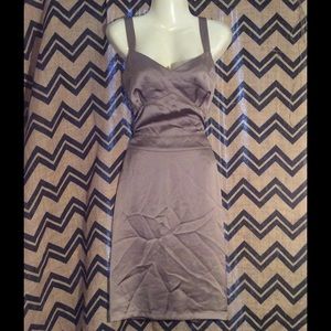 Caramel Calvin Klein silk dress