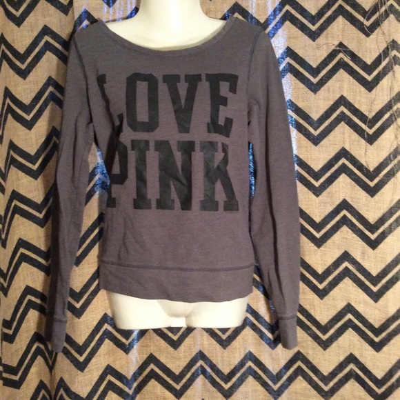 Victoria's Secret grey crew neck