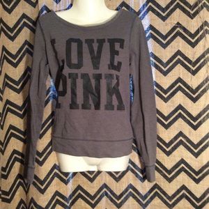 Victoria's Secret grey crew neck