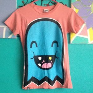 peach drop dead shirt