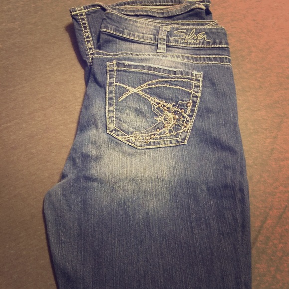 Silver jeans