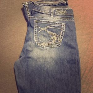 Silver jeans