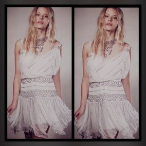 Free People Ode to Tea Shimmer Dress