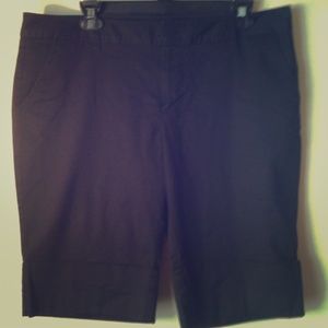 Black Bermuda shorts!!