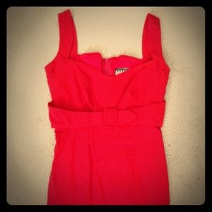 Pinup style red dress by pinup couture