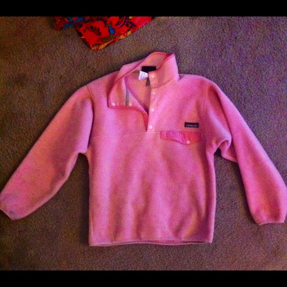 Pink Patagonia Pullover XS