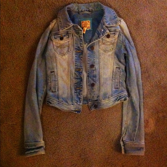 Abercrombie & Fitch Blue Jean Jacket Size Small