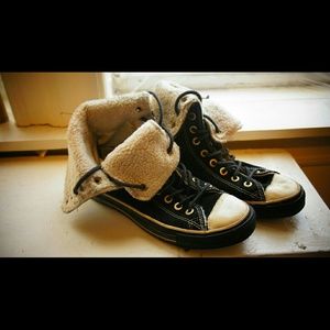 Converse wool-linedsuede sneaker boot