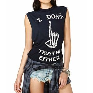 UNIF "I don't trust me either" tank